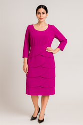 Plus Size Ruffle Dress